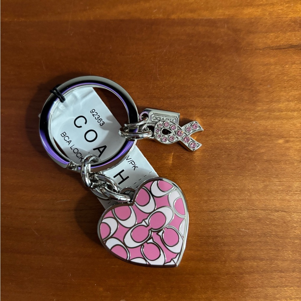 Coach Locket Key Fob Charm - Picture 2 of 6
